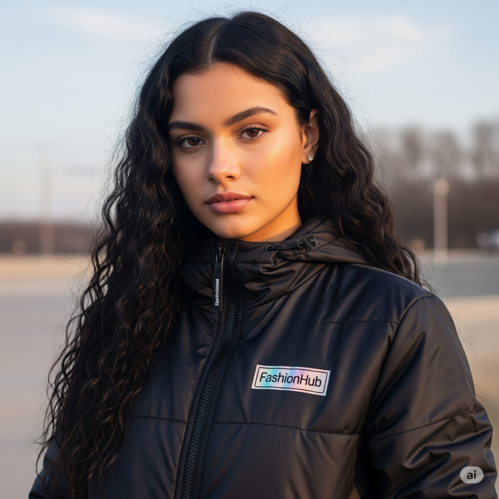 Chaqueta FashionHub de moda sostenible