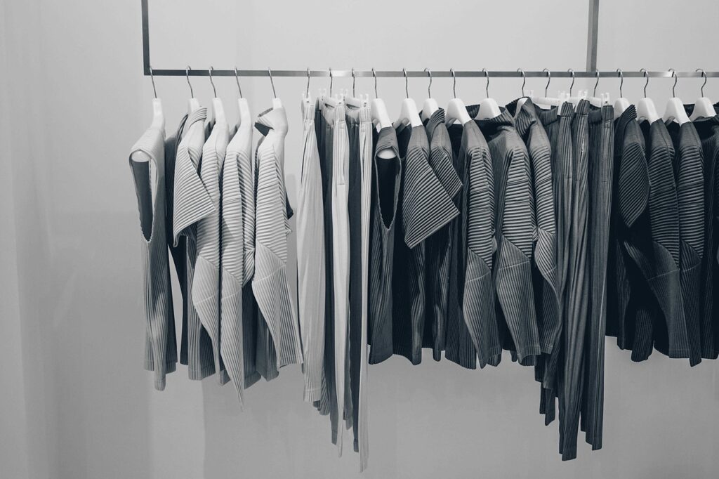 blouse, clothing, dress, fashion, store, shopping, mall, hanger, indoor, gray fashion, gray shopping, gray clothes, gray shop, blouse, clothing, clothing, clothing, clothing, clothing, fashion, store, shopping, shopping, shopping, mall, mall, hanger